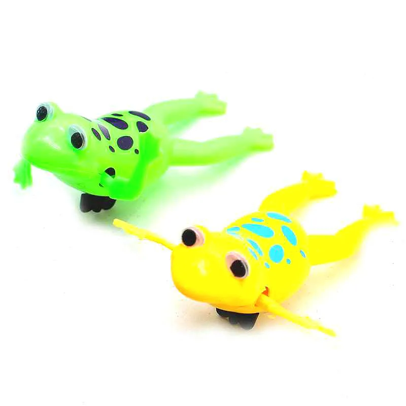 

Cute Animal Swimming Frogs Relax Clockwork Frog Toy Battery Operated Pool Baby Toy Wind Up Toy For Kids