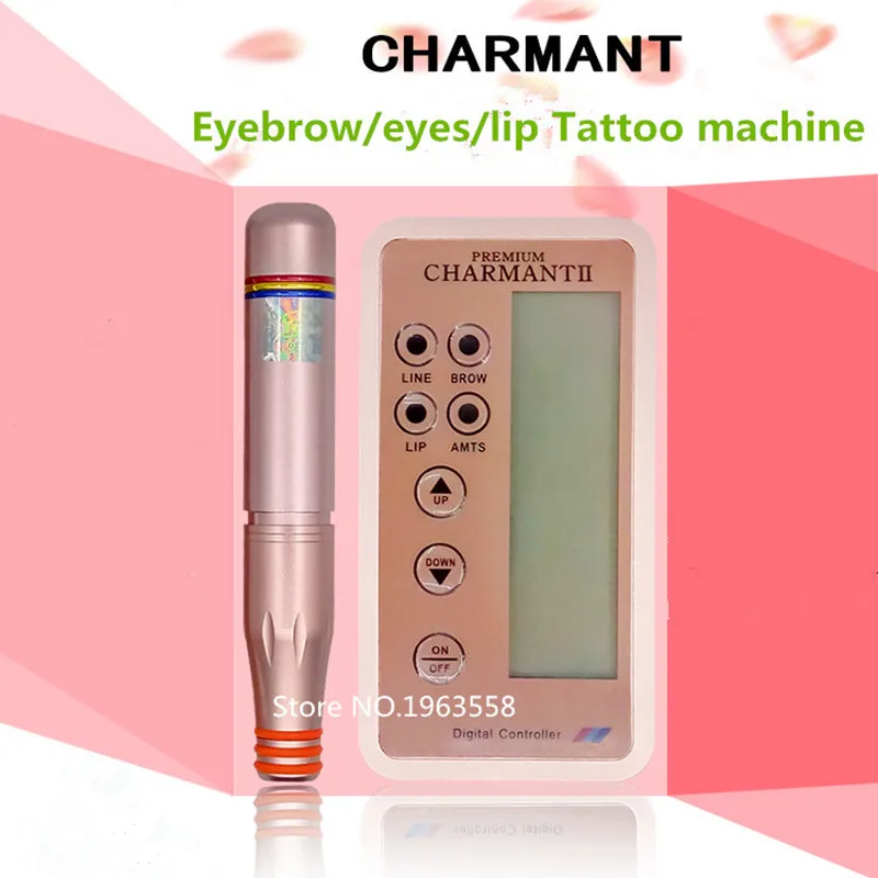 

The Latest Generation Professional Digital Permanent Makeup Machine Tattoo Eyebrow Lips Machine Kit With LCD Power Supply