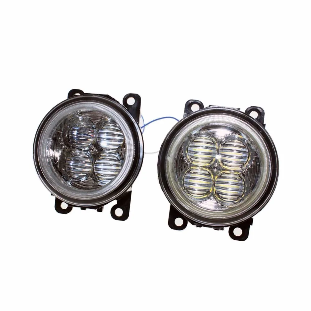 For VAUXHALL ASTRA Mk IV (G) Hatchback Car Styling Bumper Angel Eyes LED Fog Lamps DRL Daytime