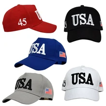 Сделать Америку большой снова шляпа Дональд Кепка Трампа в стиле Республиканской партии США отрегулировать бейсбольную кепку патриотическая Кепка Трамп для шапка на тематику президентства кепки Трампа