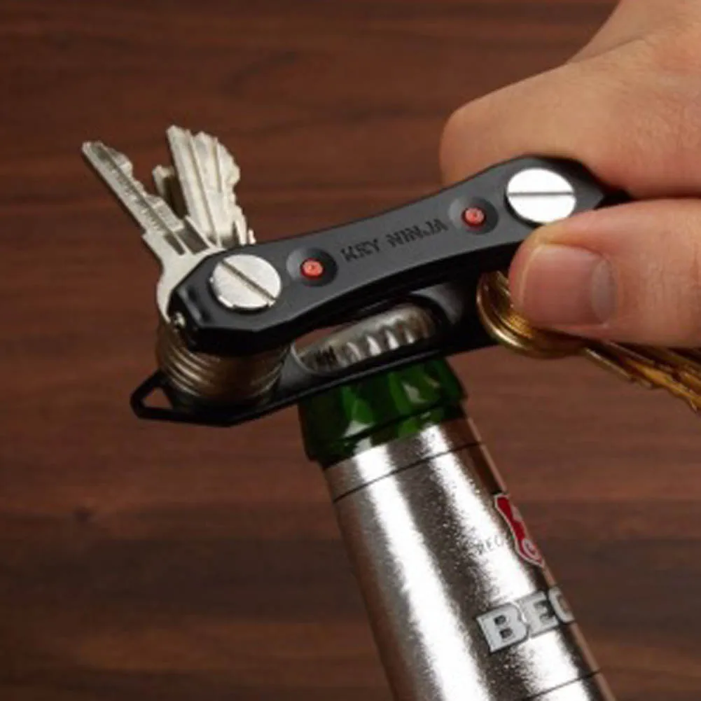 Новое поступление Многофункциональный Умный держатель для ключей с открывалкой для бутылок светодиодный светильник EDC Умный брелок светодиодный светильник