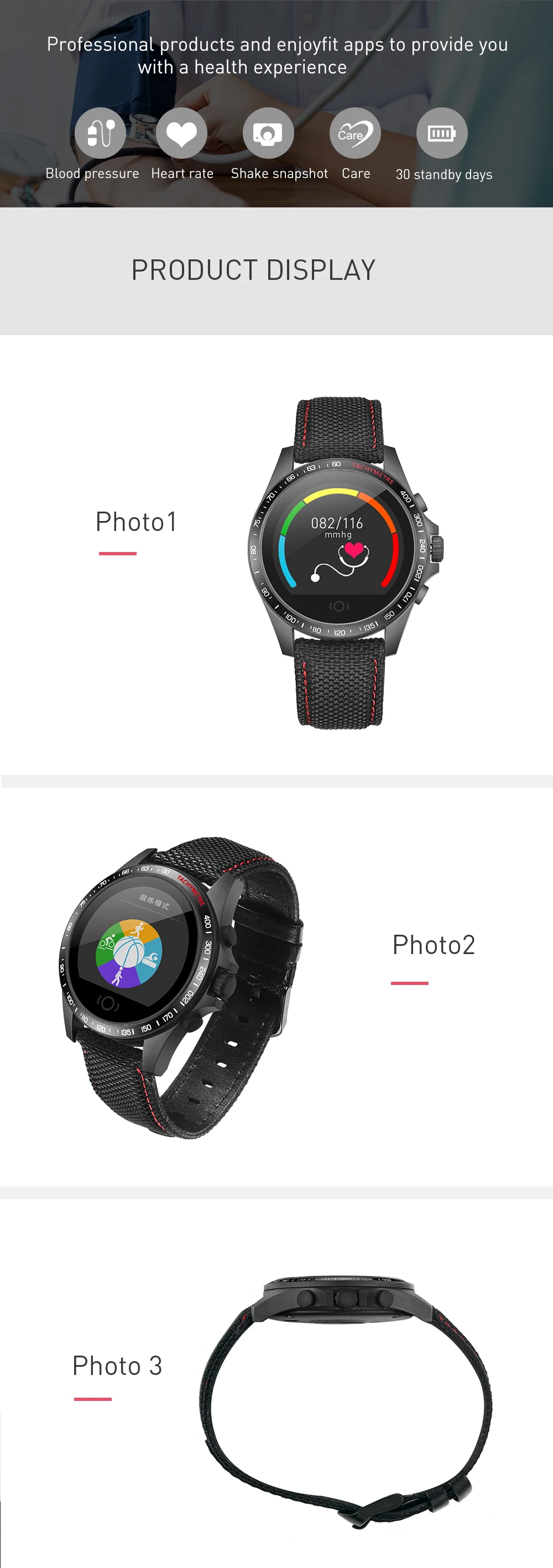 Greentiger CK23 Смарт-часы для мужчин фитнес-трекер IP67 Водонепроницаемый Smartwatch трекер-сна для сердечного ритма спортивный браслет Ios Android