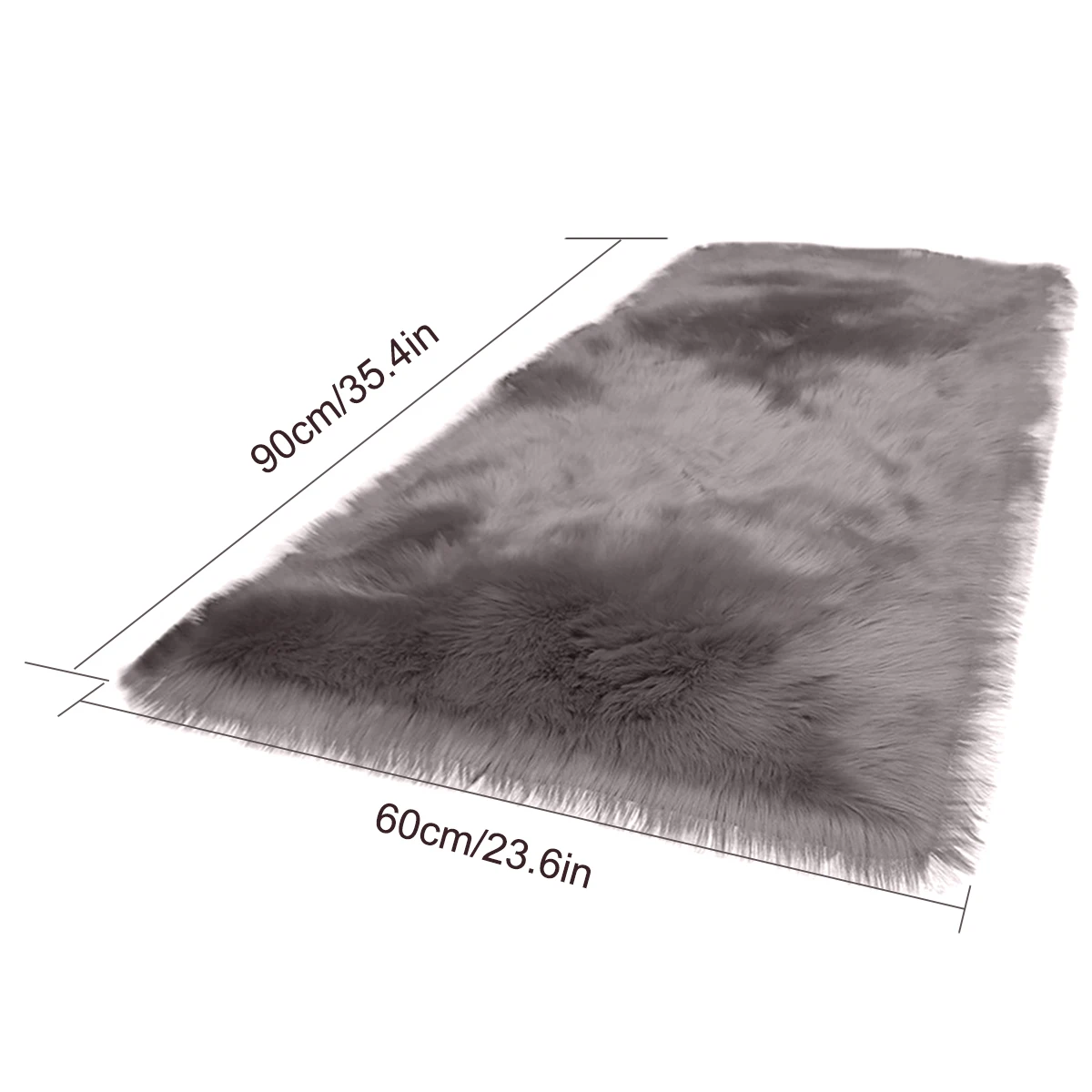 Ковер из искусственного меха Мягкий Пушистый Коврик 60x90 см коврики с ворсом из искусственной овчины коврики пол ковры для спальни Гостиная