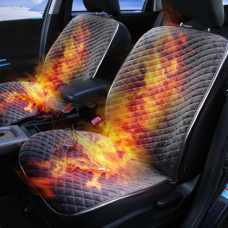 

2017 Winter Car Heated Cover Car Electric Heated Seat Cushion Carbon Fiber Heating For Mazda 3/6/2 MX-5 CX-5 CX-7