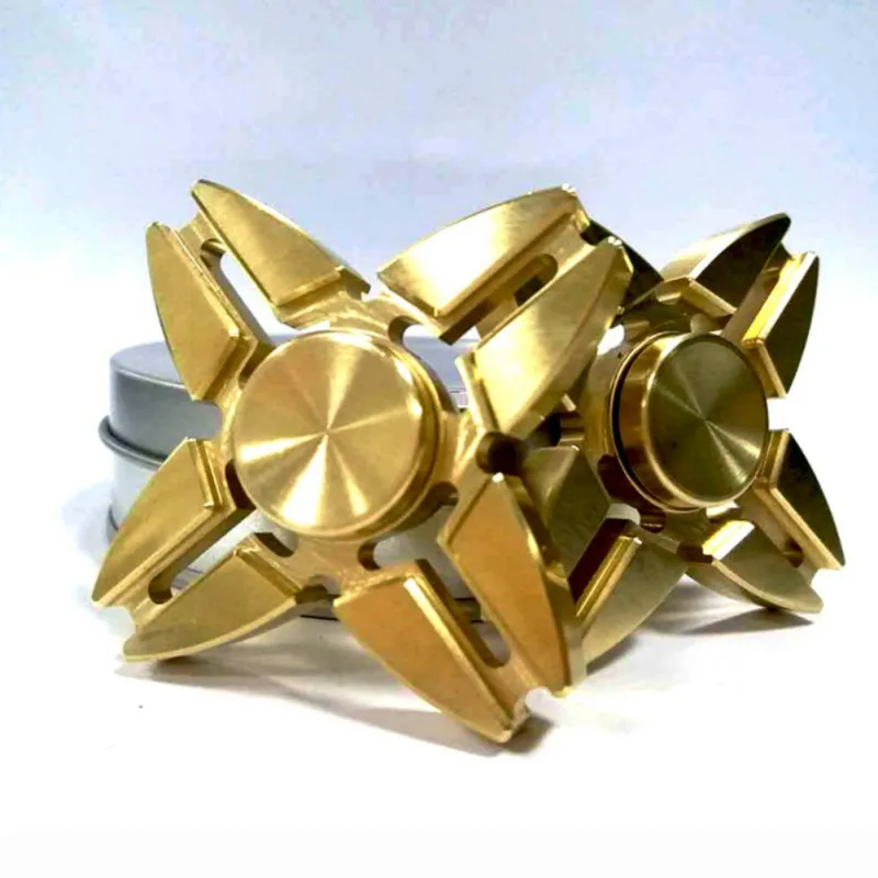 High Quality Gold Fidget Hand Spinner Finger Tri-Spinner Metal Spinner For Autism ADHD Anxiety Stress Toy Gift High Quality Gold Fidget Hand Spinner Finger Tri-Spinner Metal Spinner For Autism ADHD Anxiety Stress Toy Gift