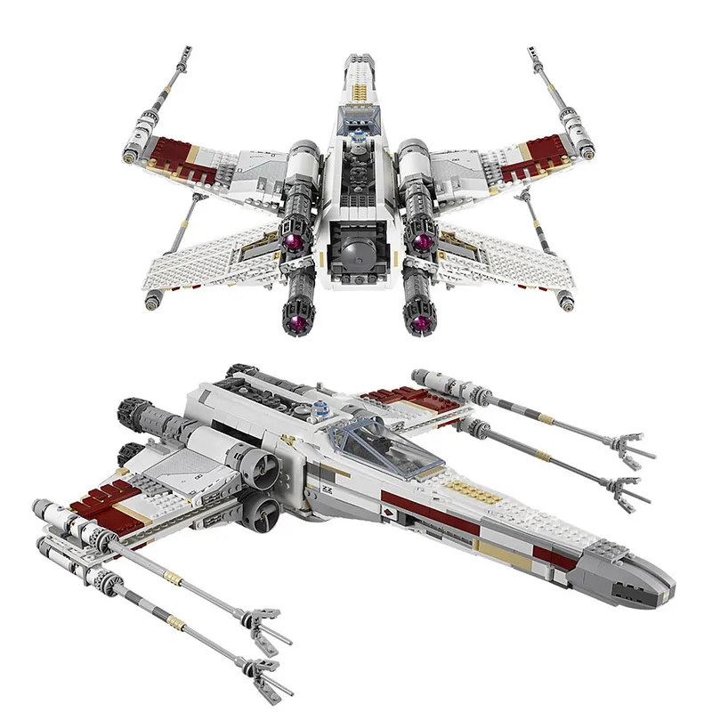 

In Stock 05039 Star Wars Series Red Five X-wing Star fighter Set Building Blocks Bricks Compatible With Legoings 10240