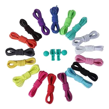 

Foot Care Tools Lazy Shoelaces Safe Stretch No Tie Locking Trainer Running Athletic Sneaks Shoe Laces 1 Pair