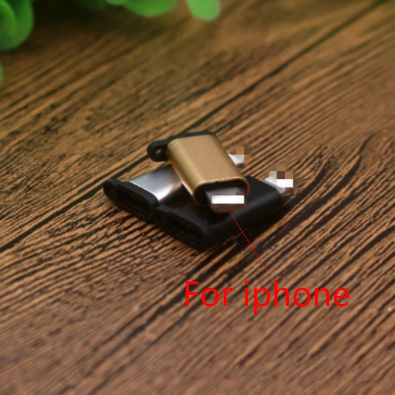 Адаптер 8 Pin Женский к USB C type-c Мужской адаптер usb-конвертер зарядный разъем типа c адаптер для Xiao mi 6 mi huawei