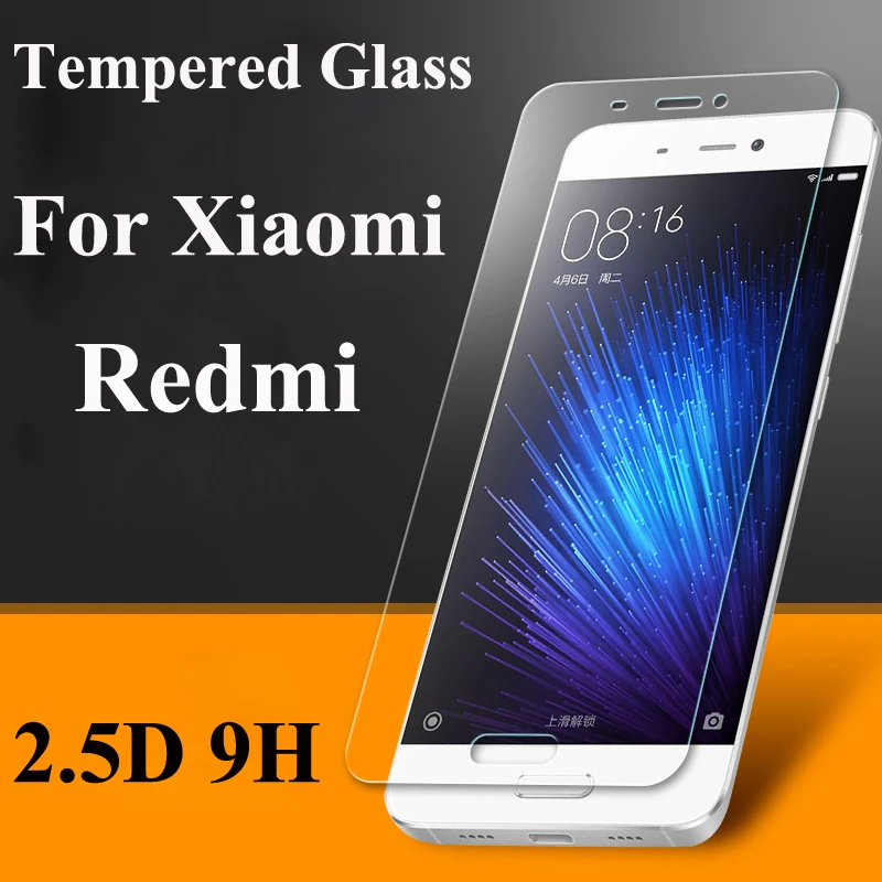 Прозрачное закаленное стекло для Xiaomi Redmi 4A 5A 3S 3X Note 3 Pro Prime 2 Защита экрана Mi5 Mi4 4i 4c