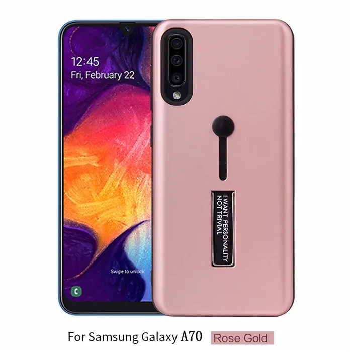 Для samsung Galaxy A50 A60 A70 A80 A90 чехол армированный чехол с подставкой для A10 A20 A20E A30 A40 с подставкой-держателем в виде кольца на заднюю панель