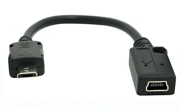 10 قطعة M/F مايكرو ذكر إلى أنثى البسيطة USB محول محول البيانات كابل الشاحن