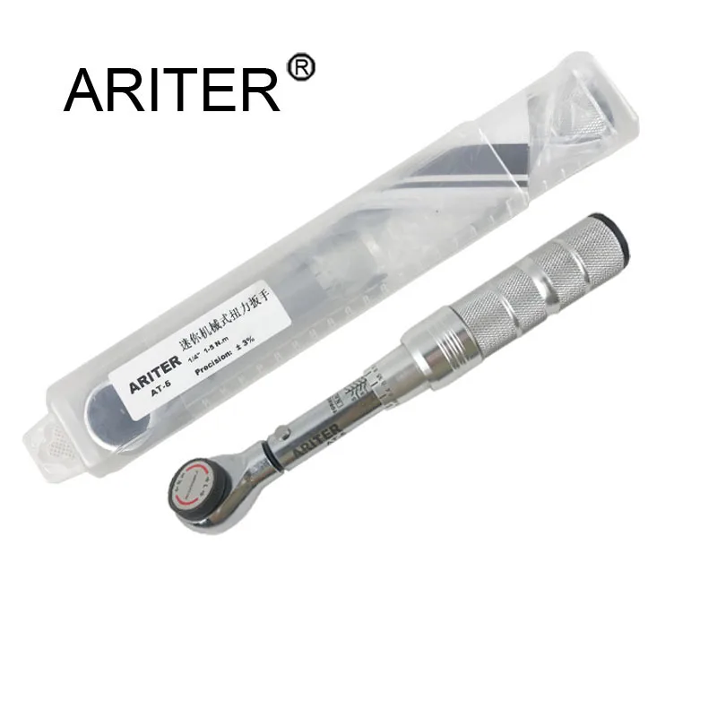 Набор ручных инструментов ARITER для ремонта автомобиля 5 25N.m мини 1/4 Трещоточный
