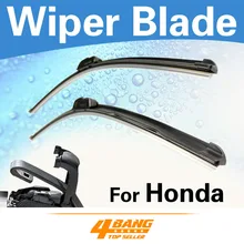 2PCS 21″+22″ Car-Styling Windshield Frameless Rubber Bracketless Wiper Blades For Honda Pilot 2009-2011
