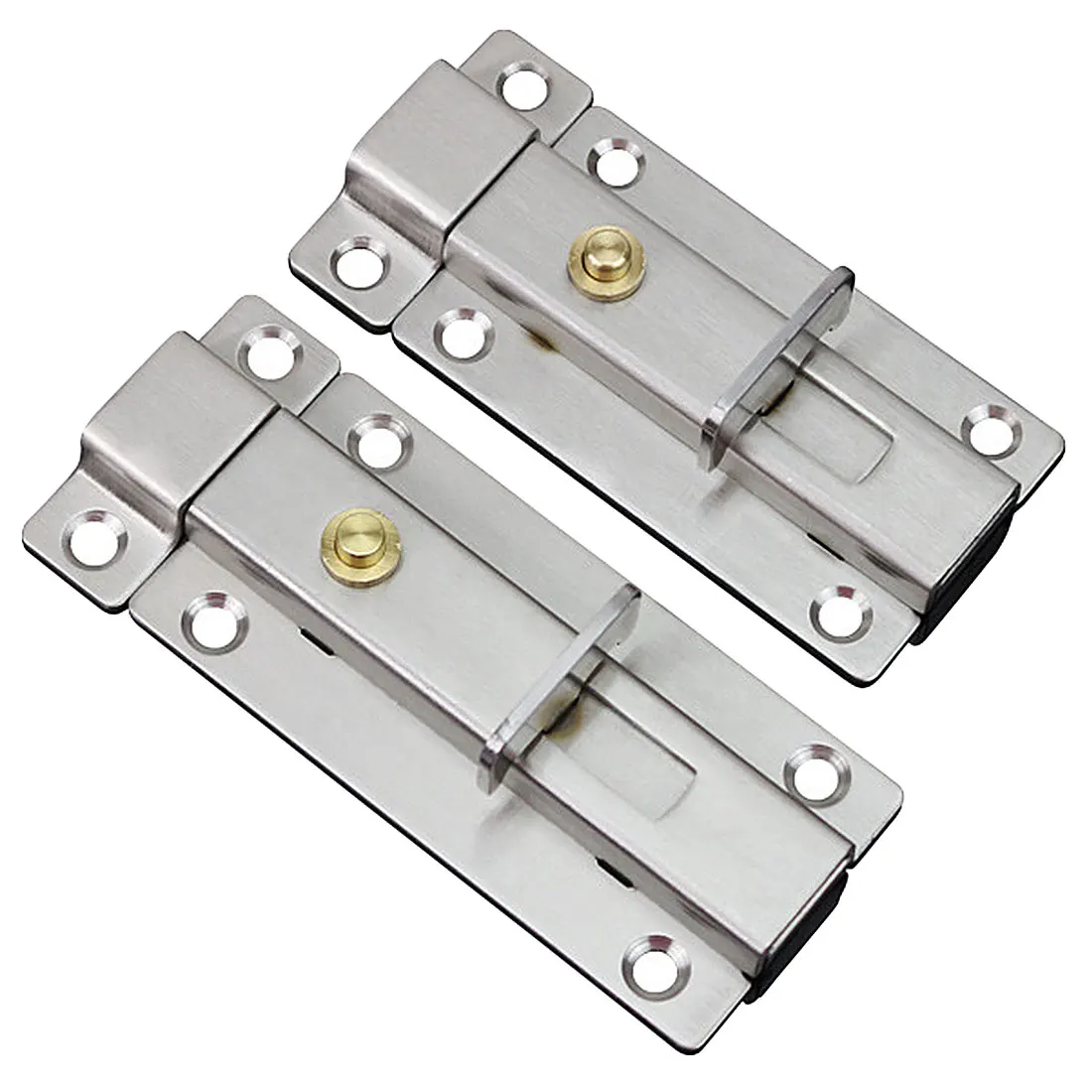 

Automatic Spring Bolt Lock Bathroom Home Door Window Latch Plug Buckle Zinc Alloy Door Bolt Anti-Theft Hardware Pin