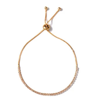 

New Simple Claw Chain Adjustable Bracelets For Women Rose Gold Silver Color Crystal Bracelet Pulseira Feminina Fashion Jewelry