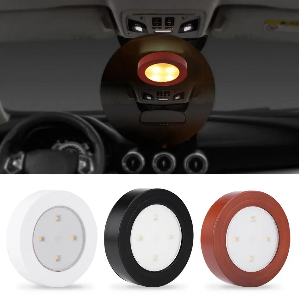 Universal Round Car Auto LED Interior Roof Dome Reading Light Lamp Bulb