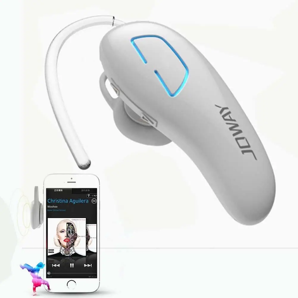 Mini V3 0 Stereo Music Earphone Headphone For Phones W Mic White