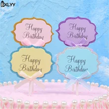 BXLYY Hot 5pc Cake Insert Can Write Greetings Birthday Cake Decoration Accessories Flag Party Supplies Christmas Halloween.7z