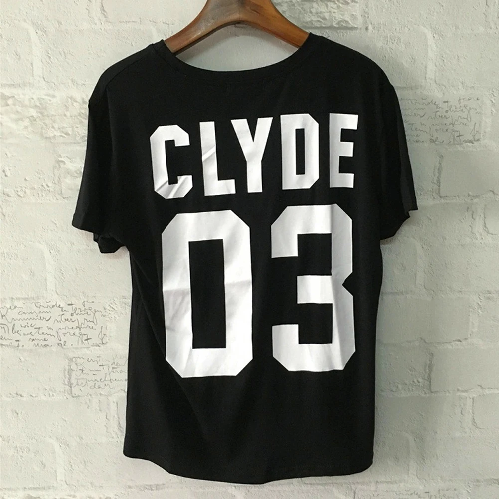 03 >> For Lover Couple Tops Bonnie Clyde 03 Letter Print T Shirt For 03 >> For Lover Couple Tops Bonnie Clyde 03 Letter Print T Shirt For