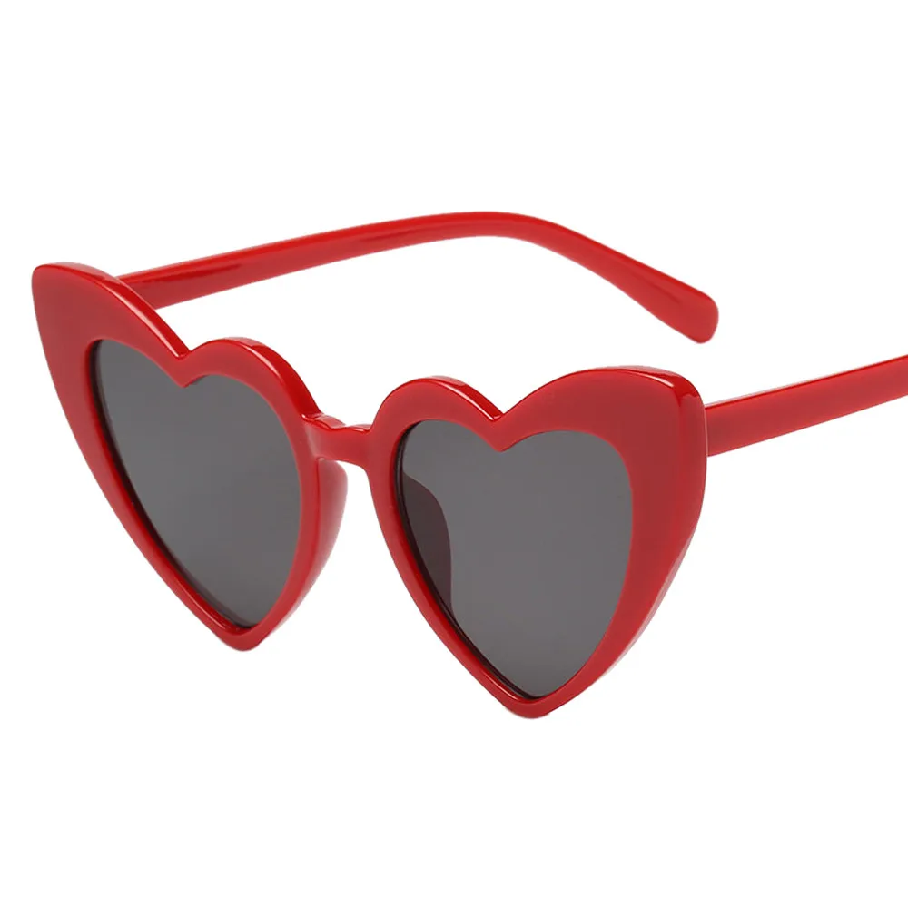 Женские Ретро солнцезащитные очки модные женские в форме сердца оттенки солнцезащитные очки интегрированные УФ очки солнцезащитные очки - Цвет оправы: D