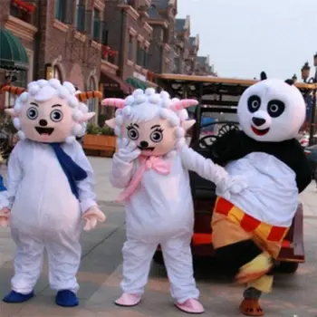 

Sheep Mascot Costume Suits Cosplay Party Game Dress Outfits Clothing Advertising Carnival Halloween Xmas Easter Festival Adults