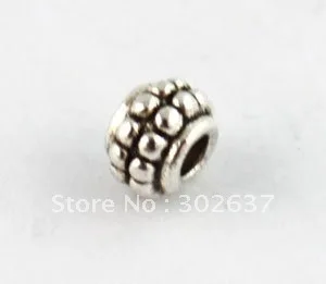 

140 шт тибетские серебряные точечные бусины A8274