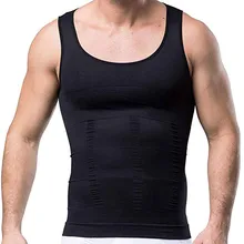 Mens Compression Tank Tops Body Shaper Slimming Vest Elastic Slim Muscle Shapewear Health99