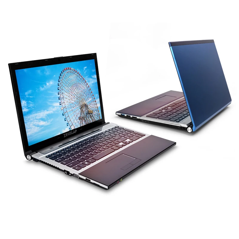 15,6 дюймов intel dual core i7 8 Гб ОЗУ 512 ГБ SSD 1 ТБ HDD 1920x1080P DVD Rom wifi bluetooth Windows 10 ноутбук ПК компьютер Ноутбук