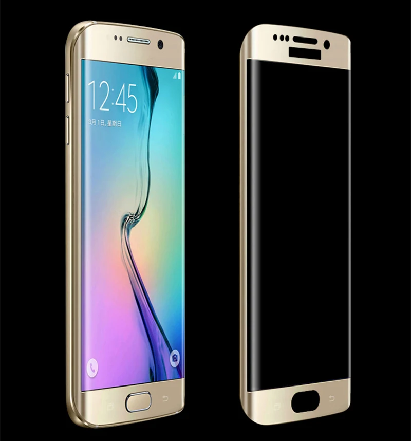 OTAO 3D Gebogene Oberfläche Voller Display-schutzfolien Gehärtetem Glas Film für Samsung Galaxy S6