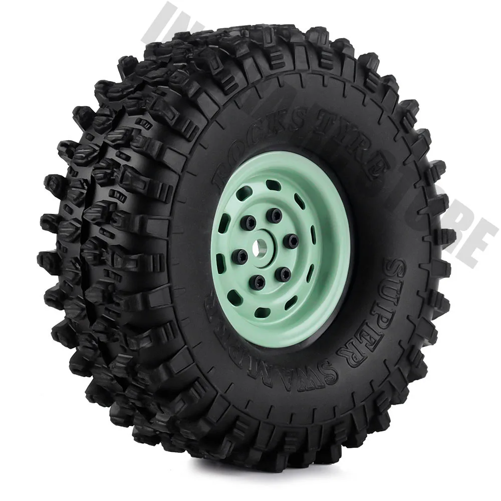 4 шт. 1 9 дюйма металлический обод колеса Beadlock для 1/10 RC Crawler Car Axial SCX10 Tamiya CC01 D90 Defender