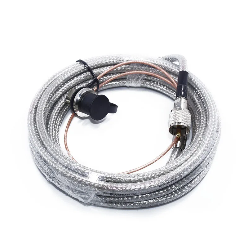 

HEAVY Duty SC-5MS with 5D-FV with RG-188A/U Extension Cable for TYT TH-9800 QYT KT-7900D Baojie BJ-218 Mobile Radio Antenna