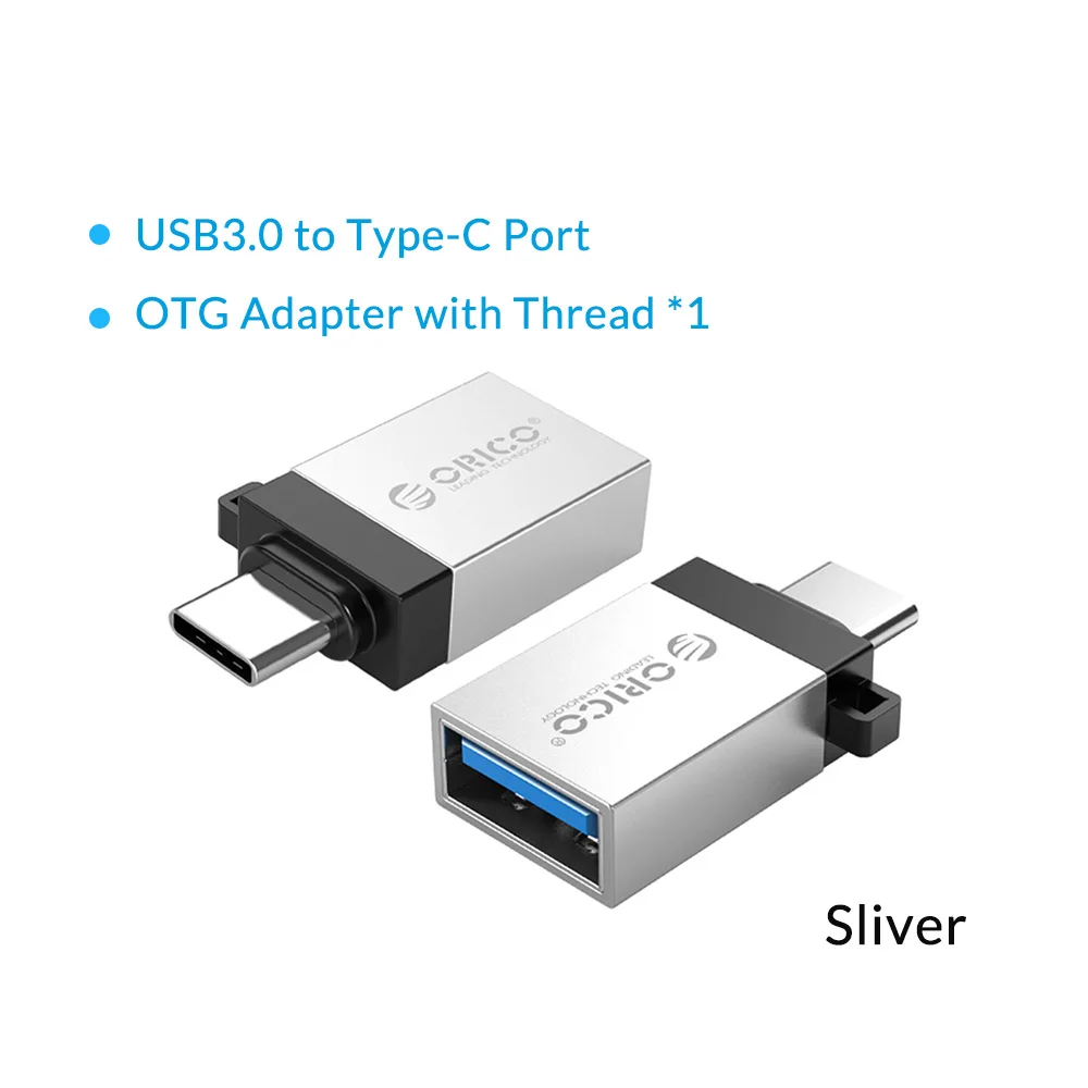 ORICO Micro USB адаптер типа OTG c USB-c USB 3,0 адаптер для зарядки и синхронизации данных для Xiaomi HUAWEI - Цвет: USB3.0 to type-c SV