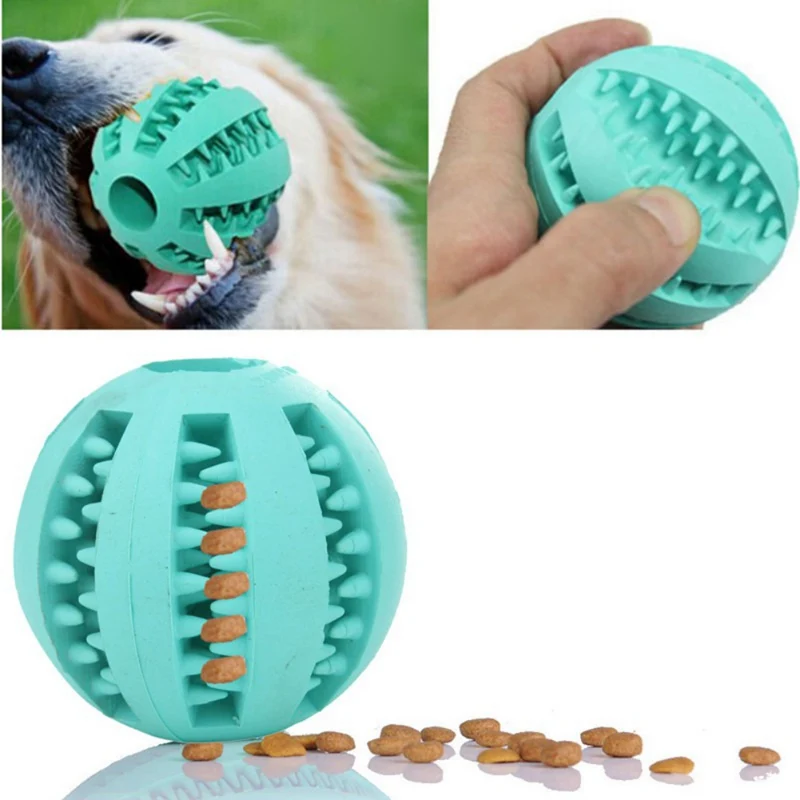 Koop Huisdier Decompressie elastische rubberen bal Puppy stretch bal hond Interactieve speelgoed schoonmaken tand ball Dog Chew toy