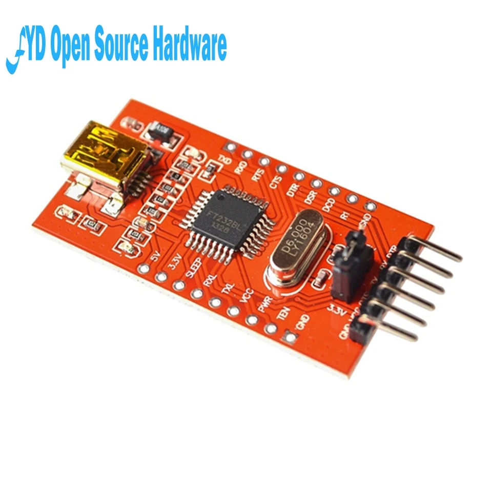 

1pcs FT232 FT232BL FT232RL USB 2.0 to TTL Level Download Cable to Serial Board Adapter Module 5V 3.3V Debugger