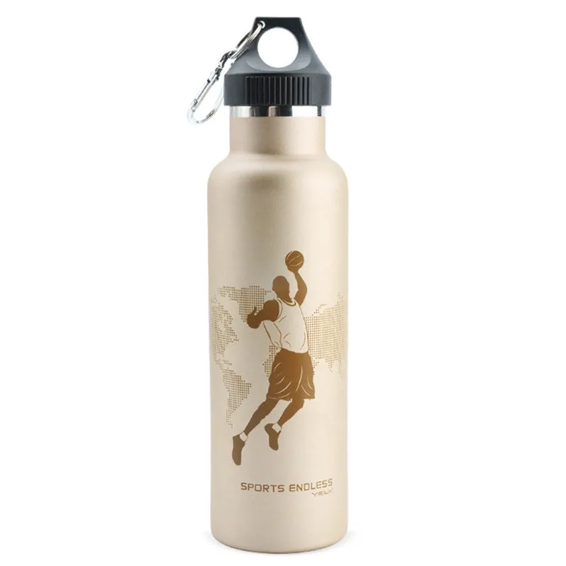 600ml Paint Sports Vacuum Flasks 304 Stainless Steel Water Bottle