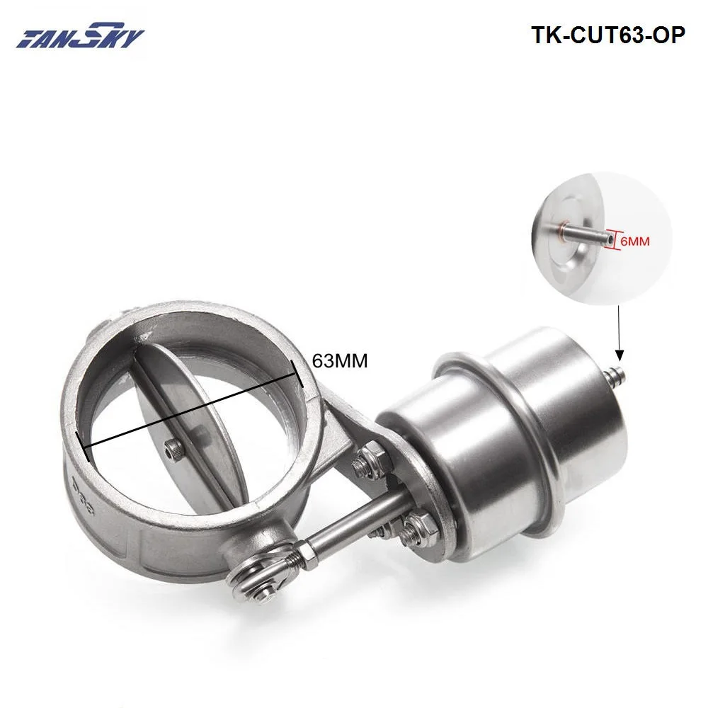 Barra para Ford Cerca de 1 Novo Vácuo Ativado Escape Recorte - Descarga 63mm Estilo Aberto Pressão: Falcon ba bf Xr6 Tk-cut63-op 3 Silenciadores