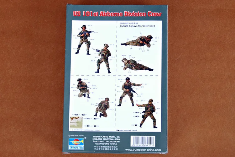 1:35 США 101st команда спецназа 1/35 Военная сборка модель сцены солдат Trumpeter|Наборы для