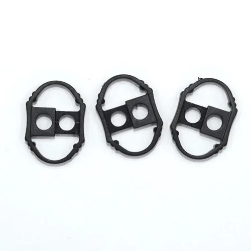 100pcs 22*16mm Cord Slider Drawstring Plastic Rope Clamp Cord Lock