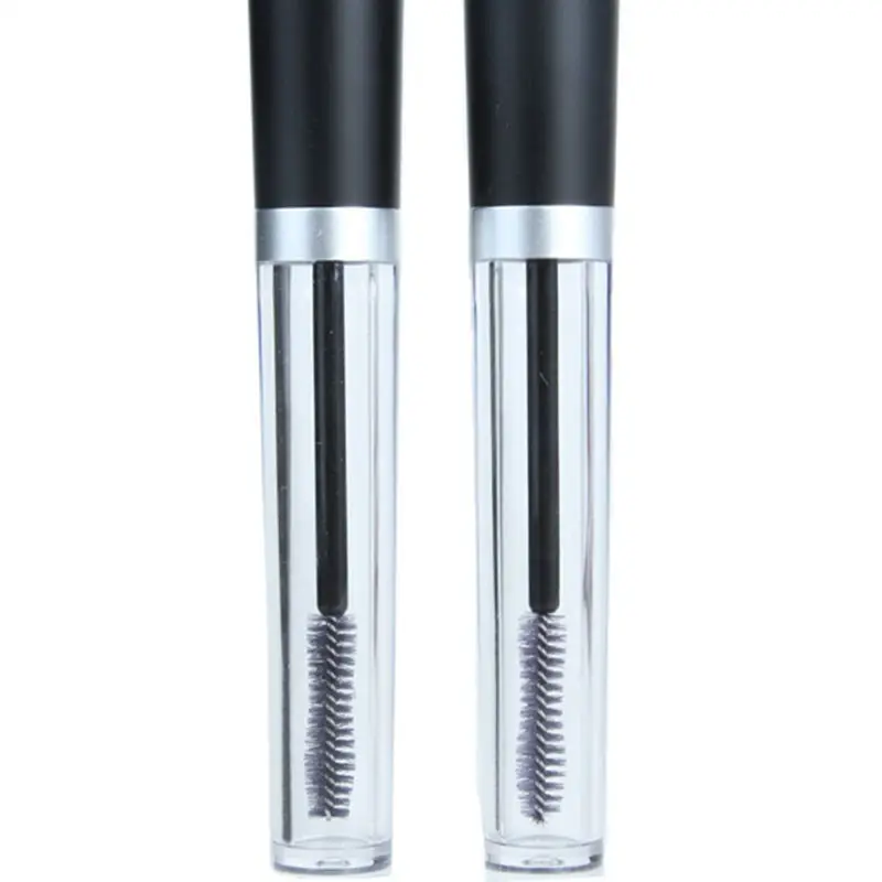 7.5ml Plastic clear Empty Mascara Tube Vial/Bottle/Container with Black