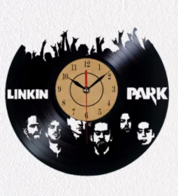 Linkin Park Виниловая пластинка настенные часы-получить уникальный Декор стены гаража-идеи подарка для мальчиков и девочек-рок уникальное современное искусство - Цвет: 1