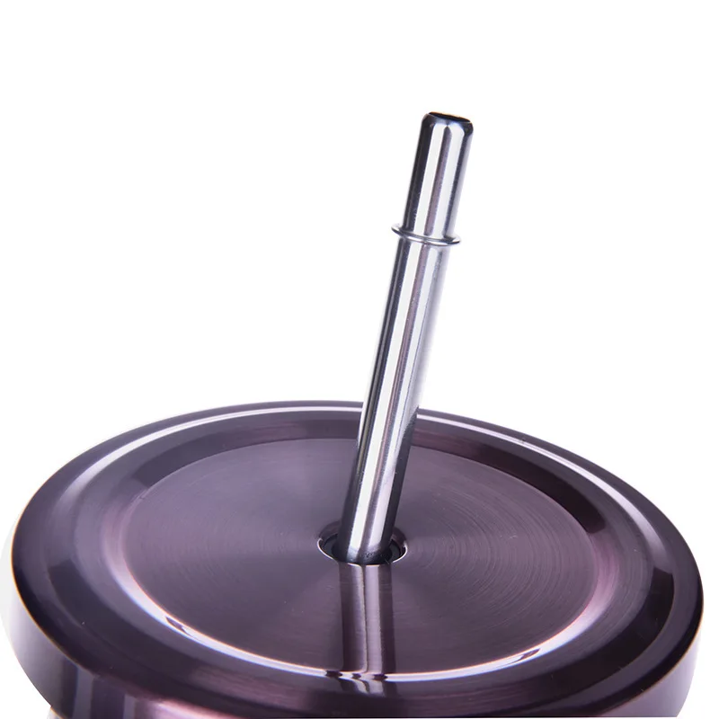 Koop Roestvrij Staal Mokken Hoge Kwaliteit Persoonlijkheid Grote Capaciteit Onregelmatige Auto Melk Koffie Thee Cup Drinkware Met Stro En Cover