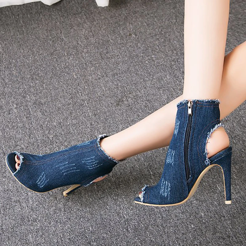 backless ankle booties