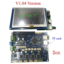 Новейшая V1.04 Duet 2 Wifi обновления плата управления DuetWifi 32bit материнская плата с 4,3 дюймов/7 дюймов PanelDue сенсорный экран управления ler