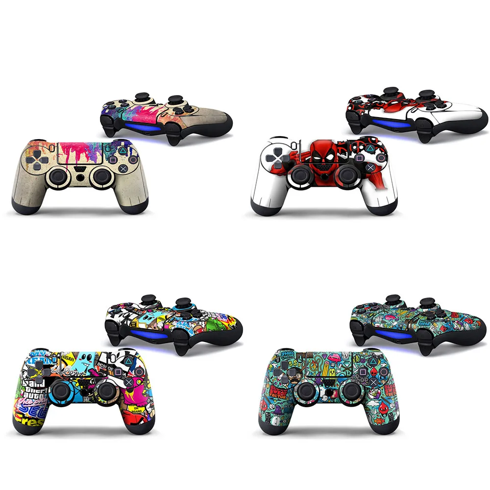 

Newest Full Cover Skin Stickers for Sony Playstation 4 Controller Prevent Scratches Protector Sticker for PS4 Accessories