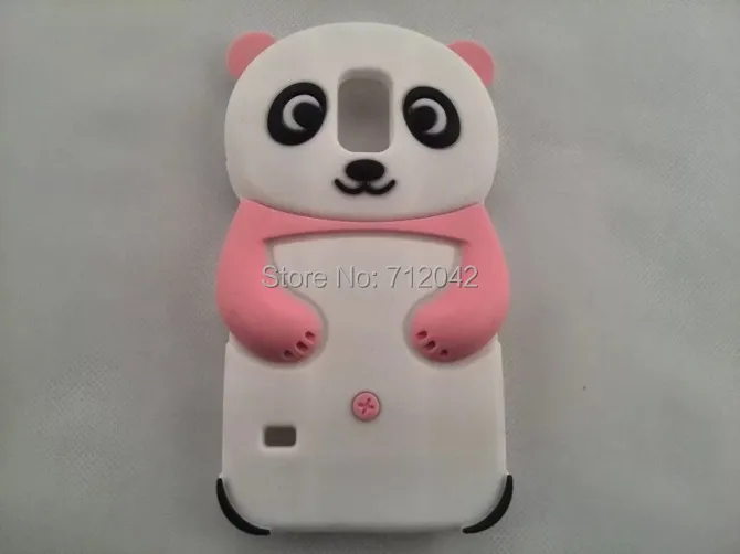 Прекрасный 3D животный принт панда Мягкий силиконовый чехол для samsung Galaxy S V S5 i9600 10 шт./лот