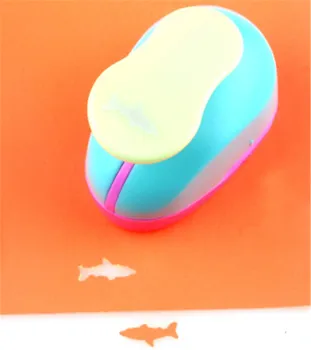 

Shark shaped 5/8" EVA hole punch greeting card handmade craft punch cortador de papel de scrapbooking fish puncher free shipping