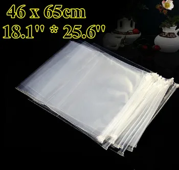 

Free Shipping 10pcs/lot 46cm*65cm*120mic Transparent Plastic Bag,Christmas Clothing Bags,Plastic Zipper Bag,Resealable Bag
