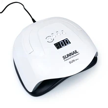 Портативная сушка для ногтей 80 Вт автоматическое распознавание УФ светодиодный лампа светильник НОГТЯ леча для всех гель Полирующий гвоздь Art инструмент машины 42 шт бисер