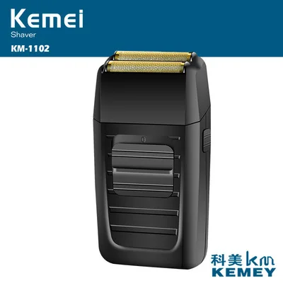

Kemei KM-1102 Electric Shaver for Men Two Blades Reciprocating Beard Razor Face Care Multifunction Strong Trimmer