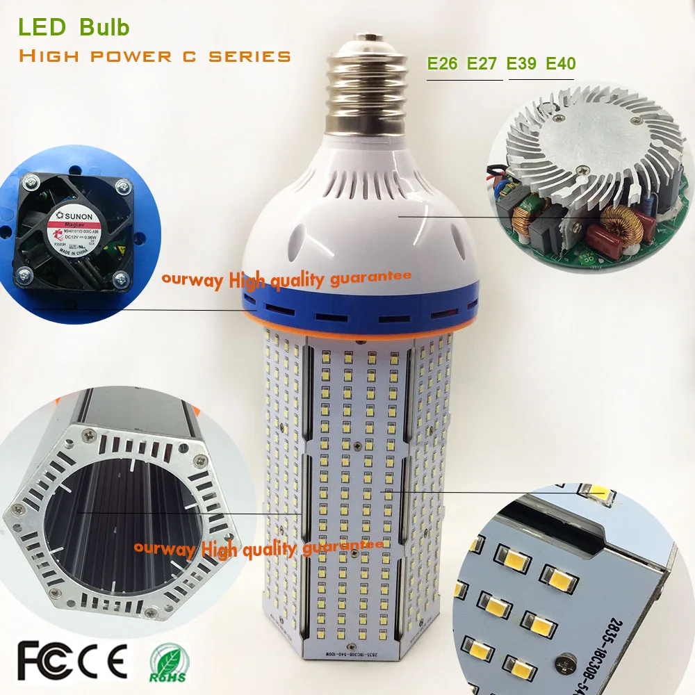 Shenzhen super power SMD 2835 maïs licht voor straat/tuin/outdoor 10000lm 80 w 100 w 120 w led corn bulb lampen E39 E40 LED licht